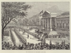 De prorogatie van het parlement, Kaapstad door Walter Paget